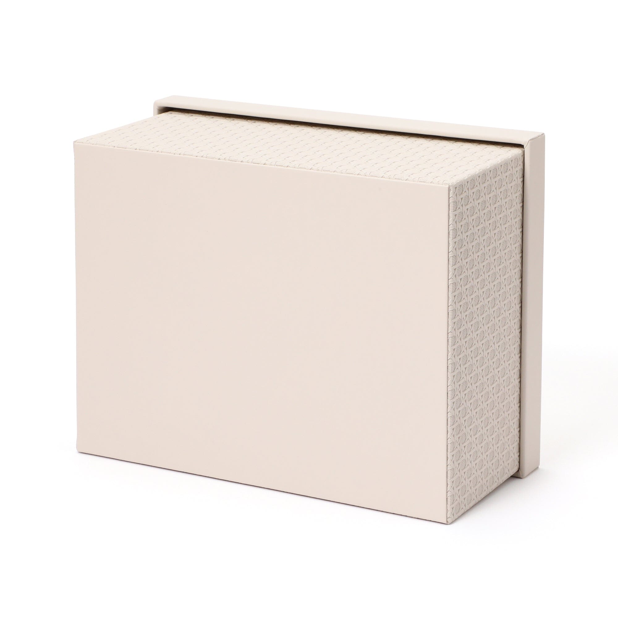 Elegant Embossed Large Ivory Storage Box - Perfect for Jewelry, Keepsakes & Home Decor Organization