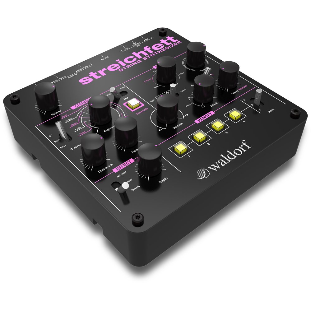 Waldorf Streichfett Analog String Synthesizer Desktop Module - Vintage Synth Sounds for Electronic Music Production & Live Performances