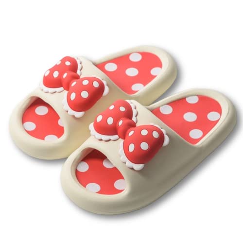 Polka Dot Bow-red