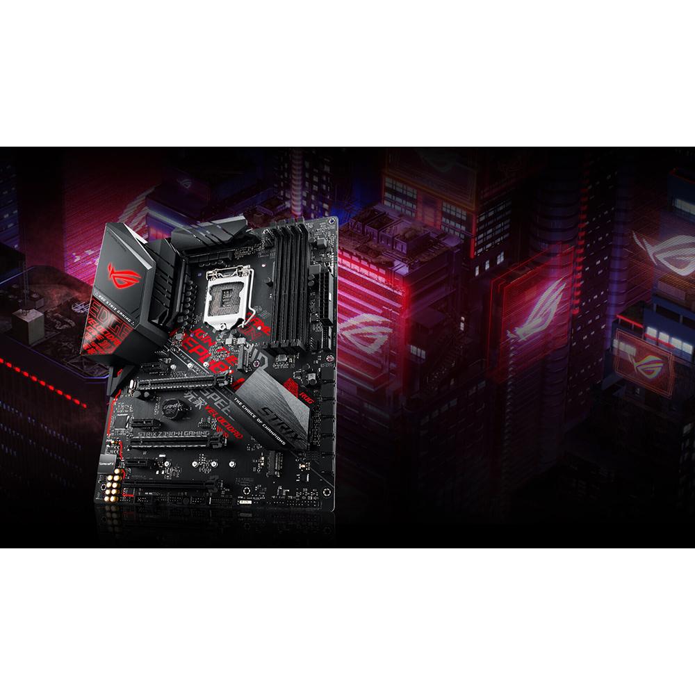 ASUS ROG STRIX Z390-H Gaming Motherboard - Intel LGA 1151, ATX Form Factor, DDR4, Dual M.2, USB 3.1 Gen2 - Perfect for PC Gaming & High Performance Computing