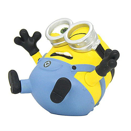 Minions Falling Down Suttenkororin Mascot - Takara Tomy 2 Inch Mini Figure Collectible Toy for Kids, Party Favors & Desk Decor