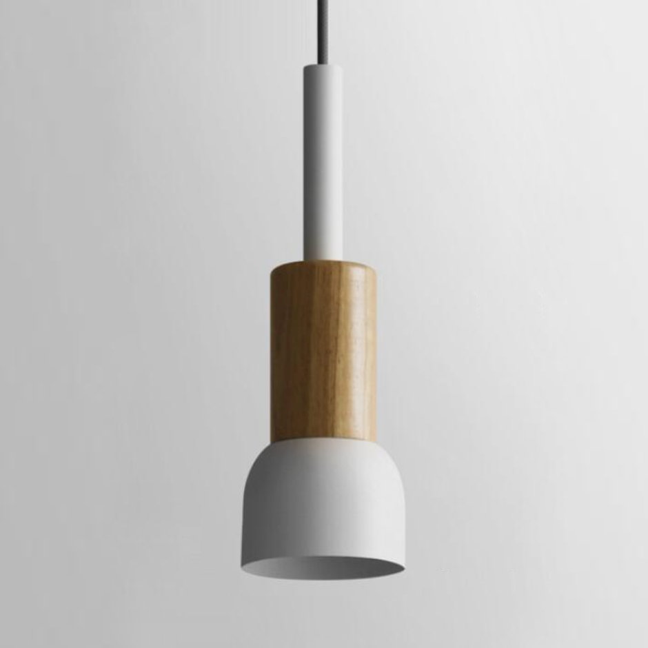 Stylish Astrid Metal & Wood Pendant Lights - Modern Industrial Ceiling Lighting for Kitchen, Dining Room & Living Room Decor