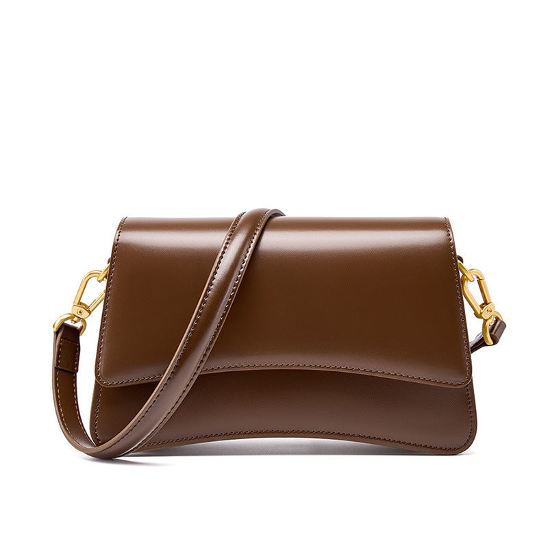 Genuine Leather Shoulder Bag for Women - Crossbody Purse, Underarm Clutch & Tote Handbag - Perfect for Work, Travel & Everyday Use