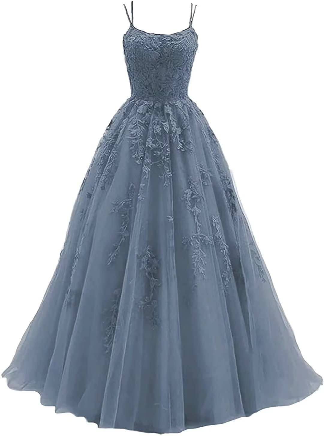 Elegant Women's Tulle Prom Dresses 2024 - Long Ball Gowns with Side Split for Evening Parties, Homecoming, and Formal Events