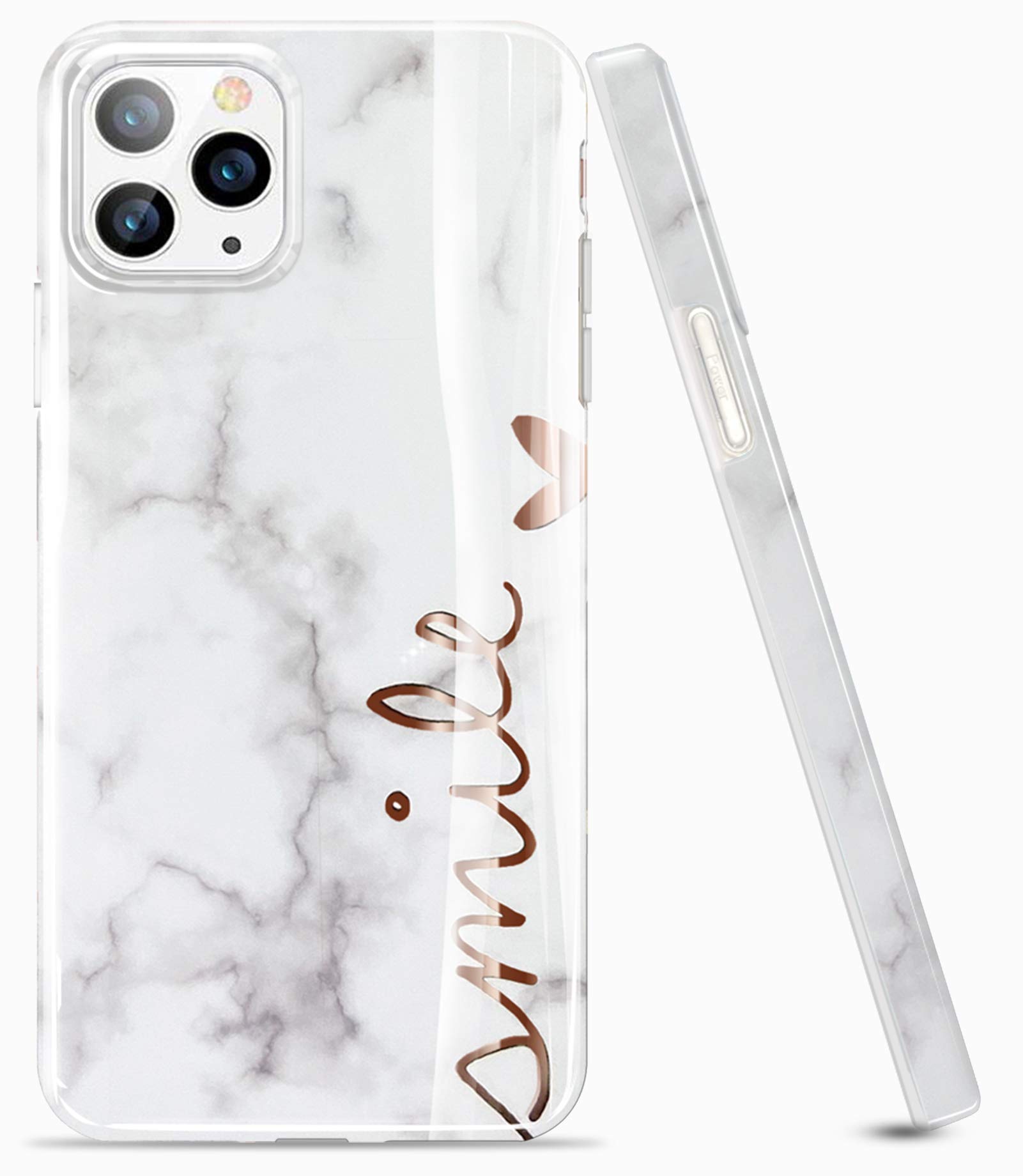 **Luolnh Marble Design Shockproof Soft Silicone Case for iPhone 12 Pro Max (6.7 Inch, 2020) - Flexible TPU Bumper Cover with Brilliant Design, Perfect for Daily Use & Travel Protection**