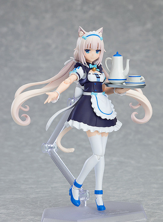 Figma #487 Vanilla Nekopara Anime Figure - Collectible PVC Statue for Anime Fans | Perfect for Display, Gift, and Anime Collections