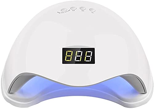 Professional LED UV Nail Dryer Lamp - 48W Fast Curing for Gel Polish with Timer - Portable Gel Nail Art Kit for Home & Salon Use - Perfect for Manicures, Pedicures and DIY Nail Designs