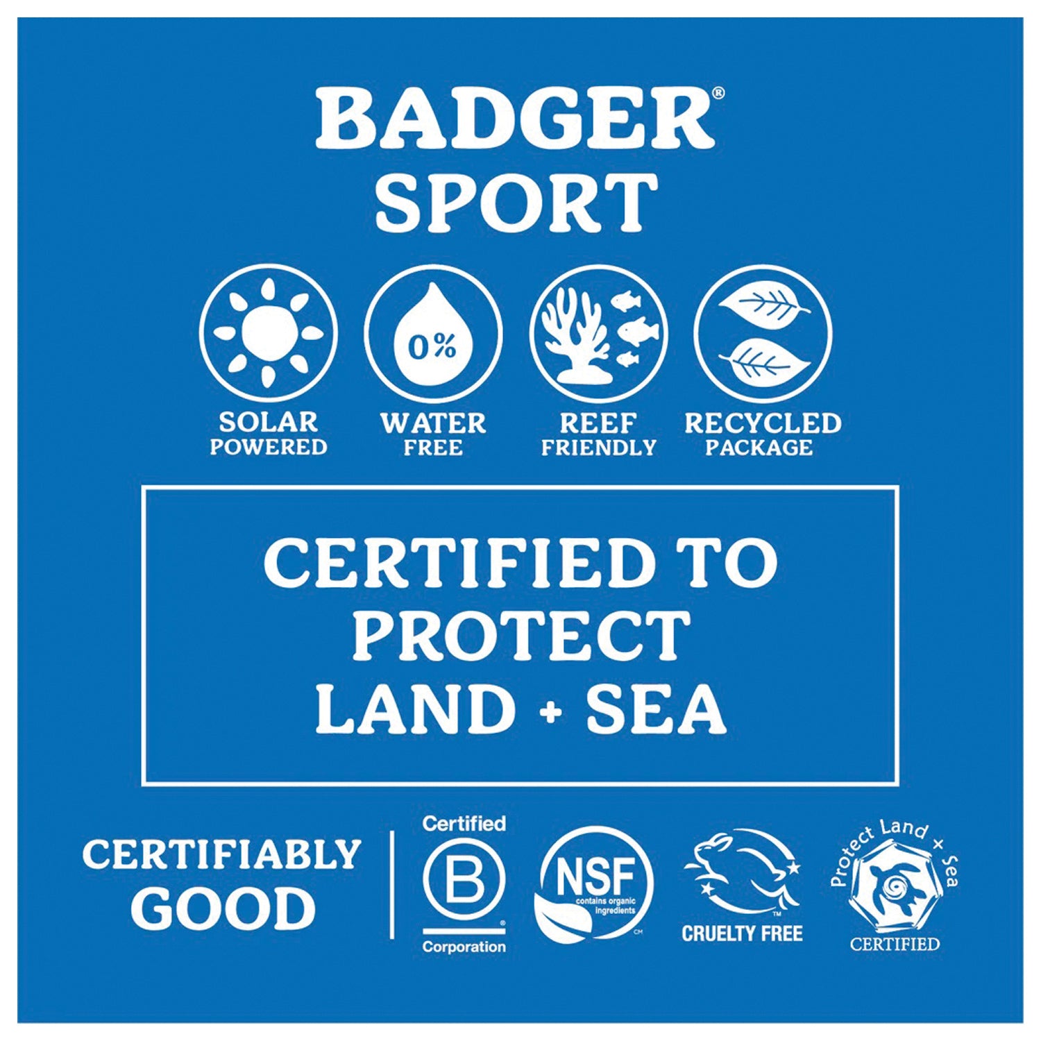 Badger SPF 40 Sunscreen Balm - 2.4 oz Mineral-Based, Broad Spectrum, Water-Resistant Sun Protection for Face & Body - Perfect for Outdoor Activities, Beach, Hiking & Daily Use