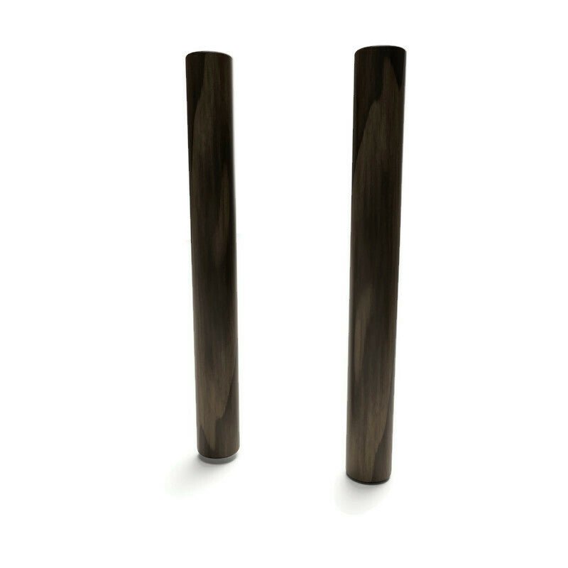 Wooden & Stainless Steel Gymnastic Dumbbells - Lightweight Home Gym Equipment for Yoga, Pilates & Strength Training