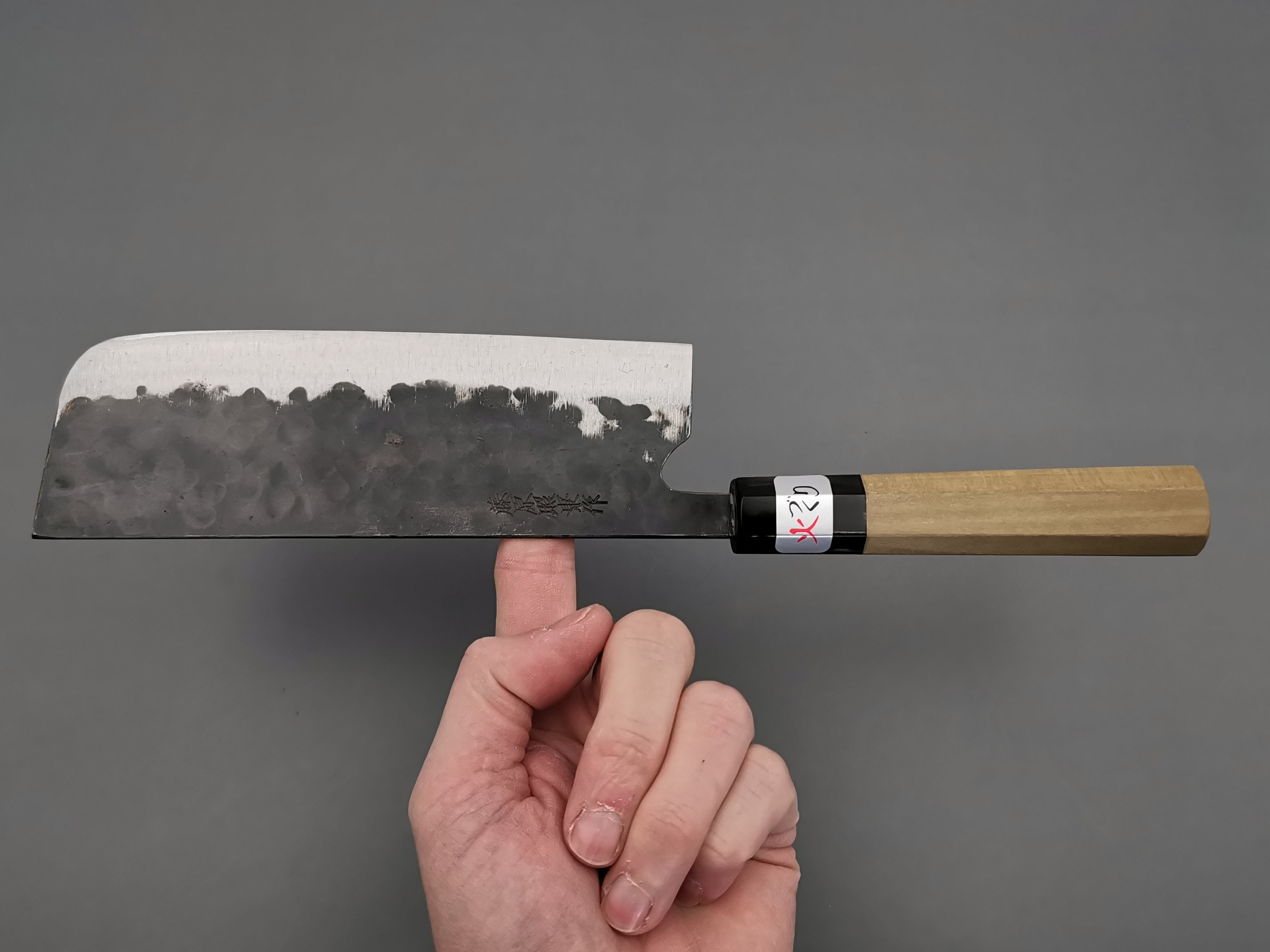 Premium Fujiwara Denka Nakiri Japanese Chef Knife - High-Carbon Steel Blade for Precision Vegetable Cutting - Ideal for Home Cooks & Professional Chefs - Perfect for Slicing, Dicing & Chopping Vegetables