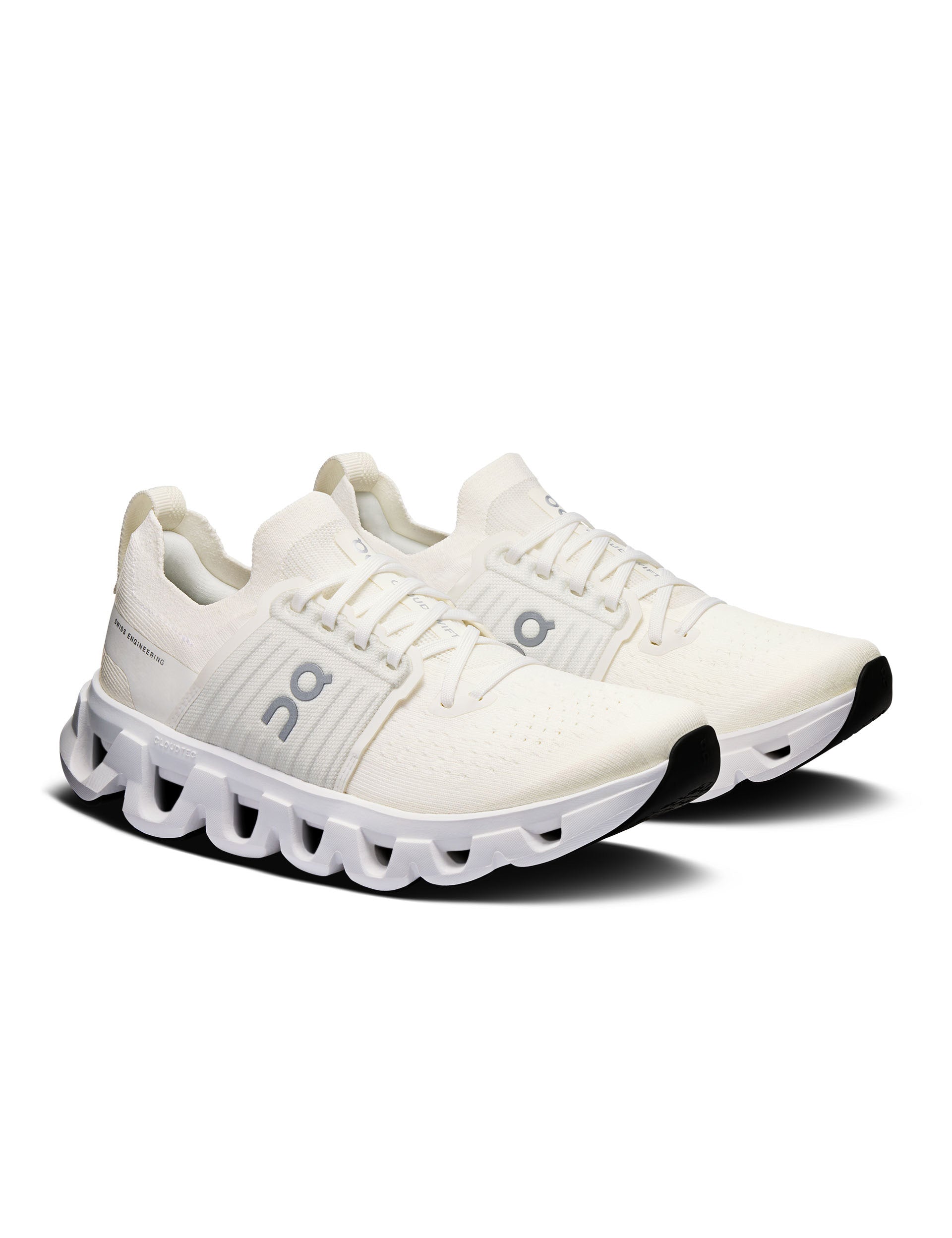 Cloudswift 4 White Running Shoes - Lightweight Cushioned Sneakers for Men & Women - Perfect for Jogging, Gym Workouts & Daily Wear