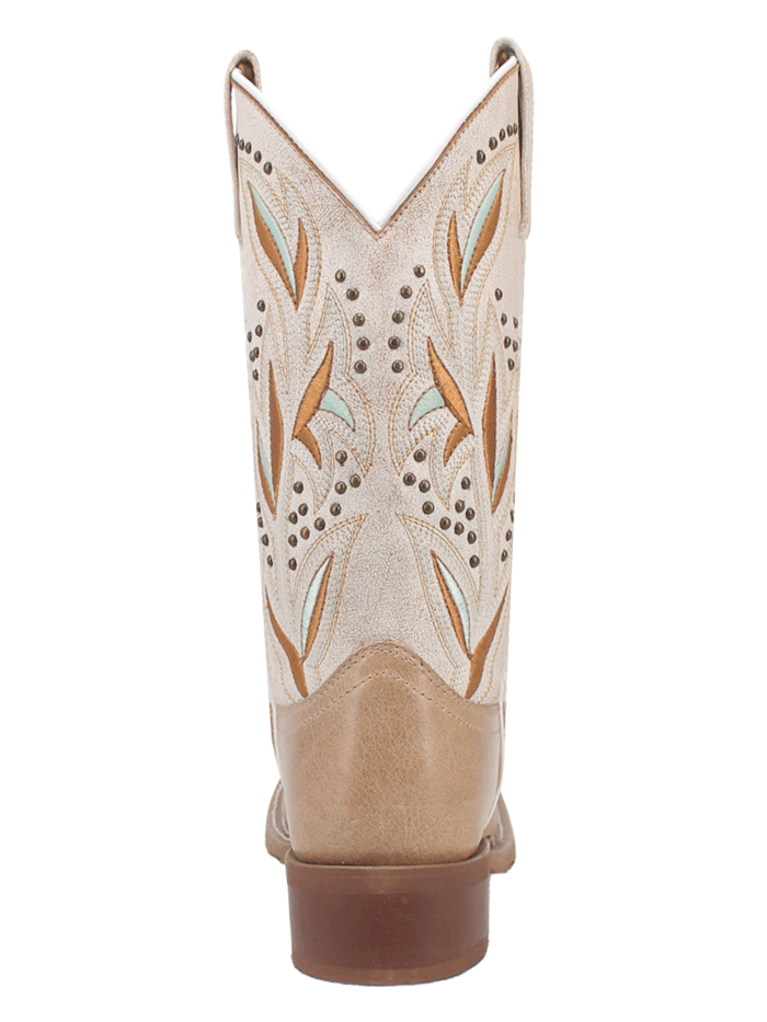 Laredo 5603 Women's LYDIA Square Toe Western Boots in Tan Sand - Perfect for Country Dancing, Rodeos & Western Fashion