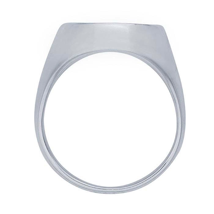 16x12mm Sterling Silver Oval Cabochon Ring Mounting - Size 10 Blank Setting for Jewelry Making | Perfect for DIY Gemstone Rings, Handmade Jewelry & Craft Projects