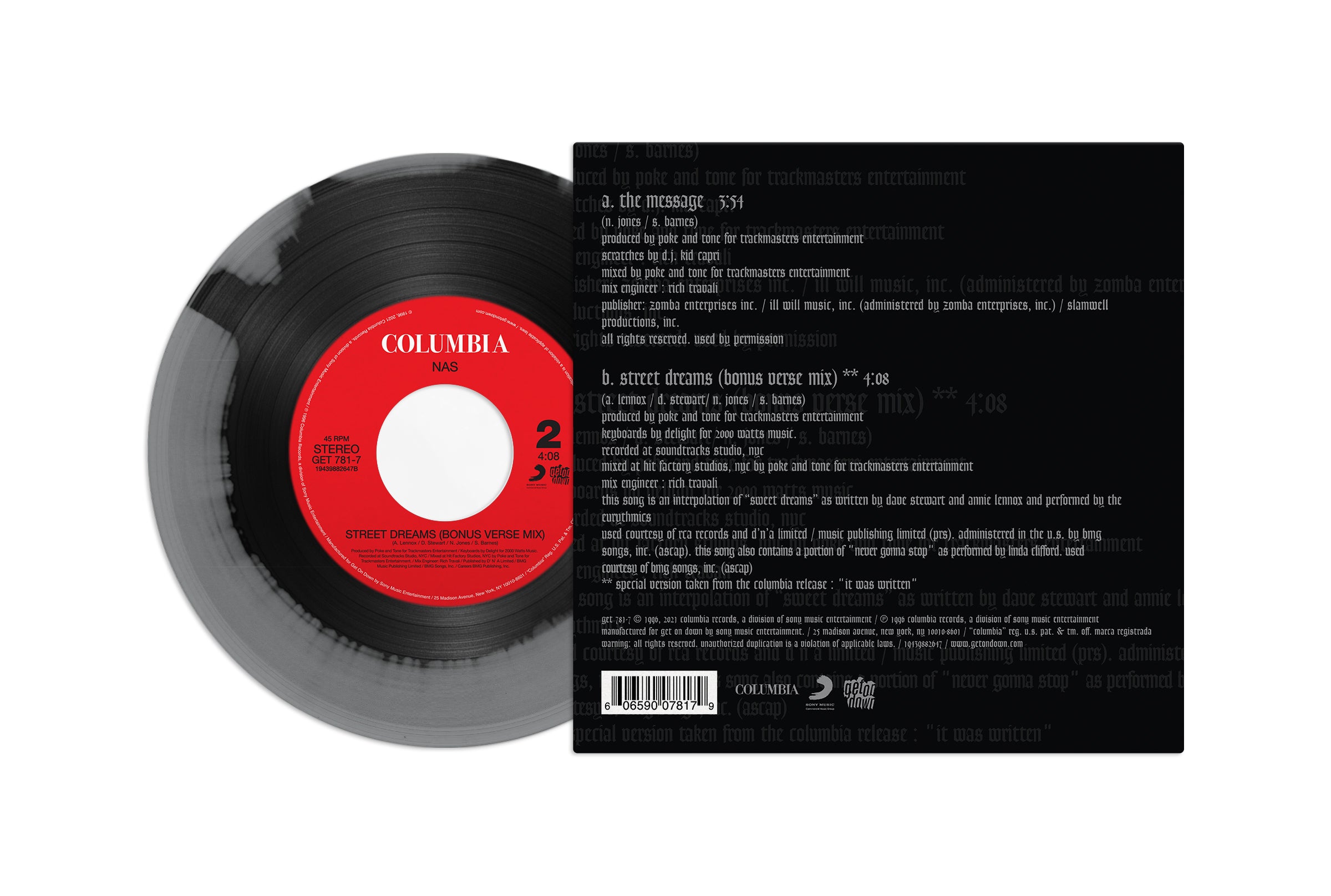 Nas - It Was Written 25th Anniversary Limited Edition Vinyl Bundle (Colored 2xLP + 7