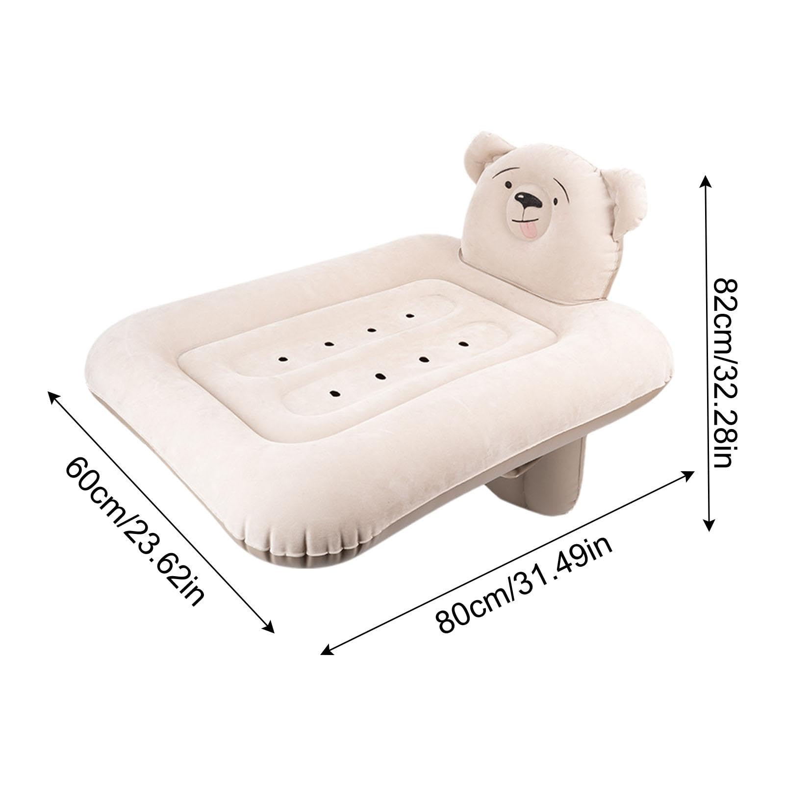 Inflatable Airplane Kids Bed - Portable Toddler Travel Mattress for Airplane, Car & Camping | Flyaway Kids Bed | Lightweight & Compact for Easy Transport | Perfect for Travel, Sleepovers & Outdoor Adventures