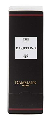 DAMMANN FRERES Premium Darjeeling Tea - 24 Individually Wrapped Crystal Enveloped Tea Bags - Perfect for Afternoon Tea, Gifts & Relaxation