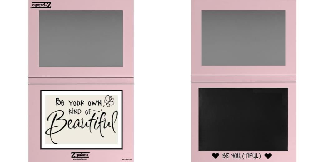 Custom Extra Large Z Palette - Magnetic Makeup Palette for Eyeshadows & Blush - Perfect for Professional Makeup Artists & Travel