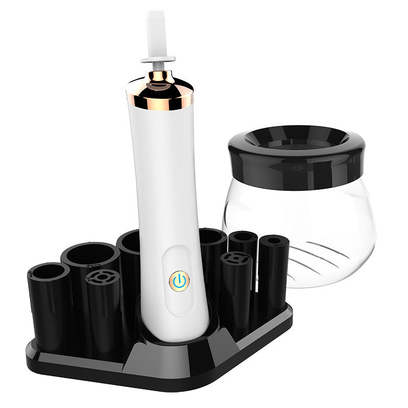 Electric Makeup Brush Cleaner - Automatic Drying & Charging, Fast Cleaning for Cosmetic Brushes | Perfect for Home Salon & Professional Makeup Artists
