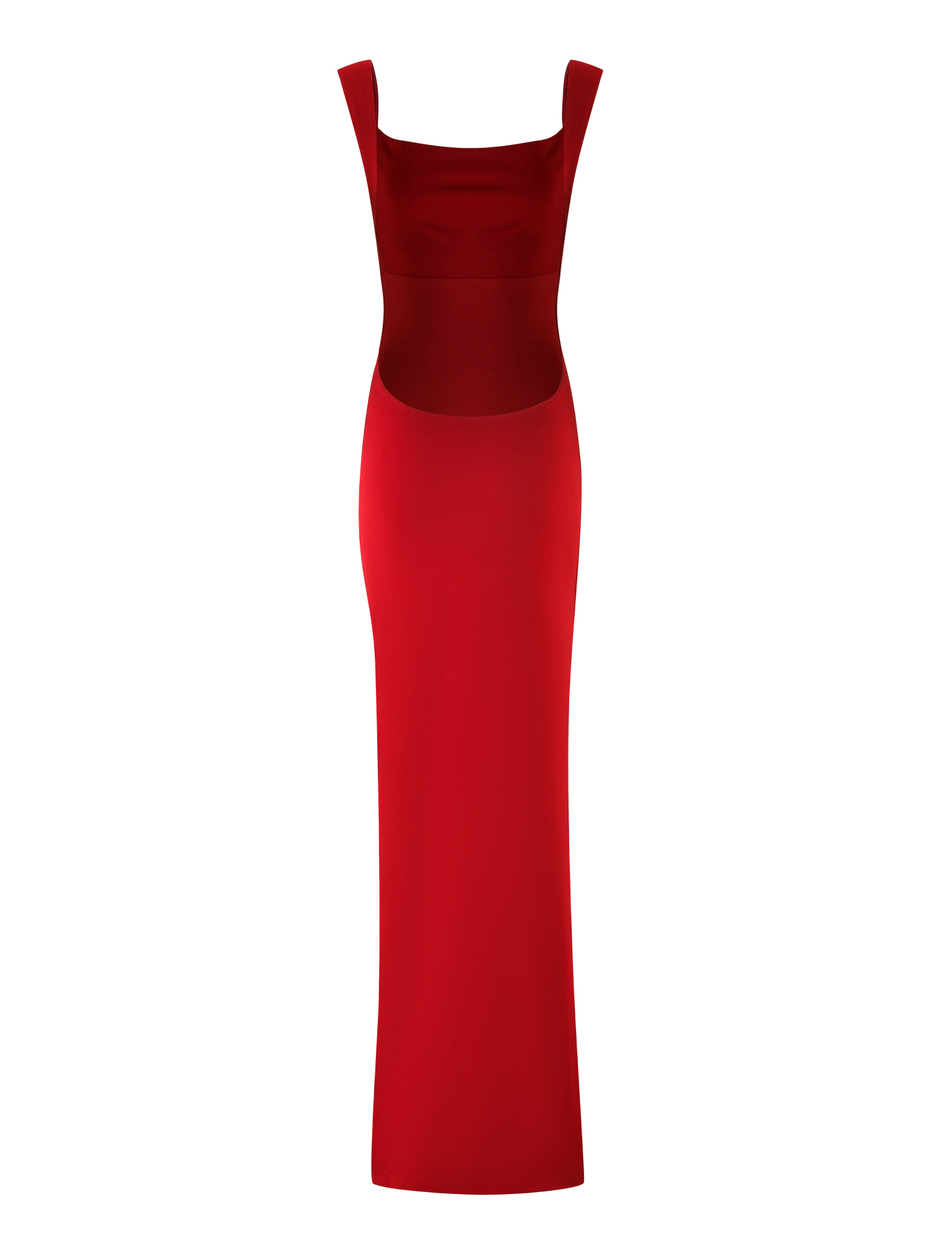 MORANA Women's Maxi Dress in Red - Elegant Long Flowy Summer Dress for Beach, Party & Casual Wear