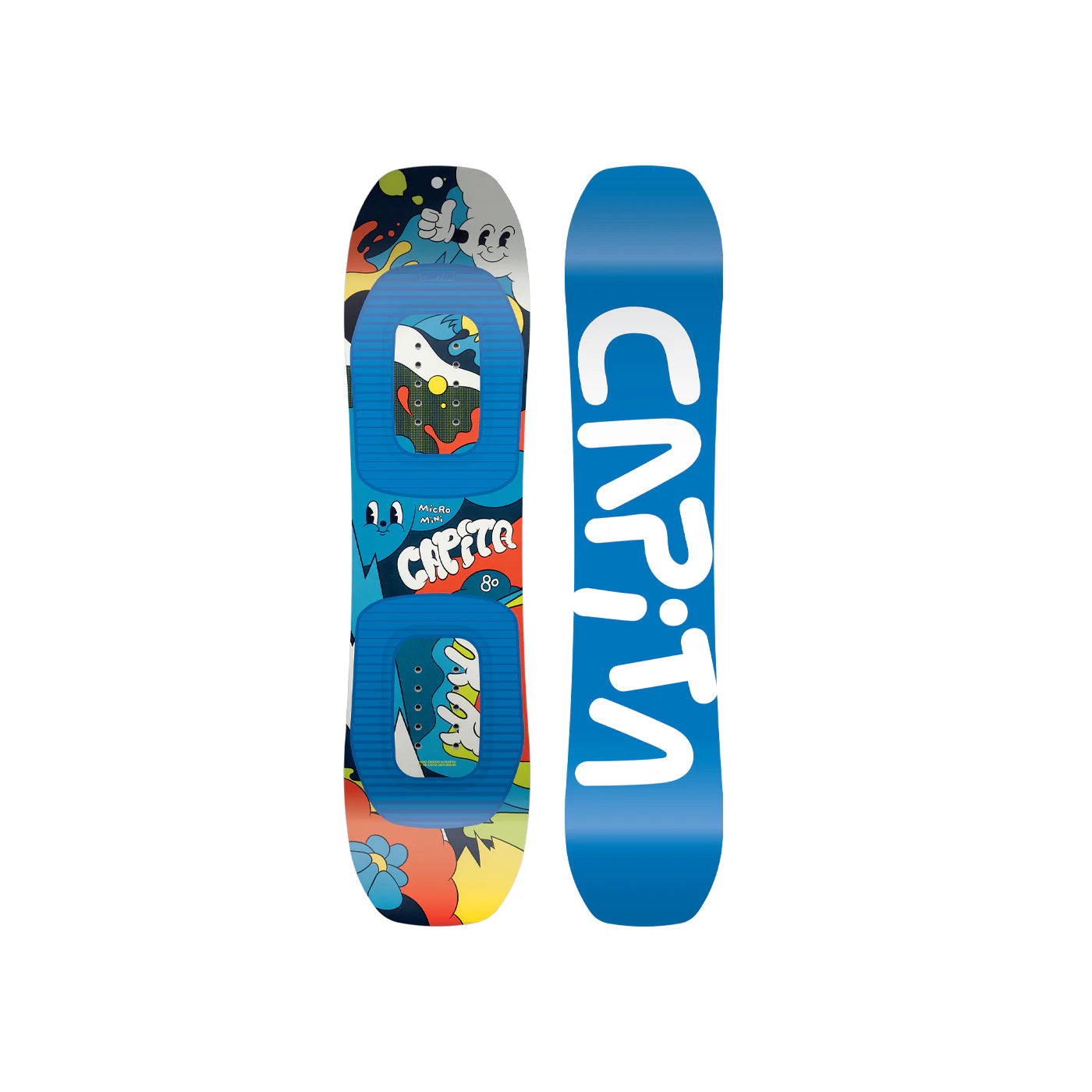 Capita Micro Mini Snowboard for Kids & Youth 2025 - Perfect for Beginners, Park Riding & All-Mountain Fun