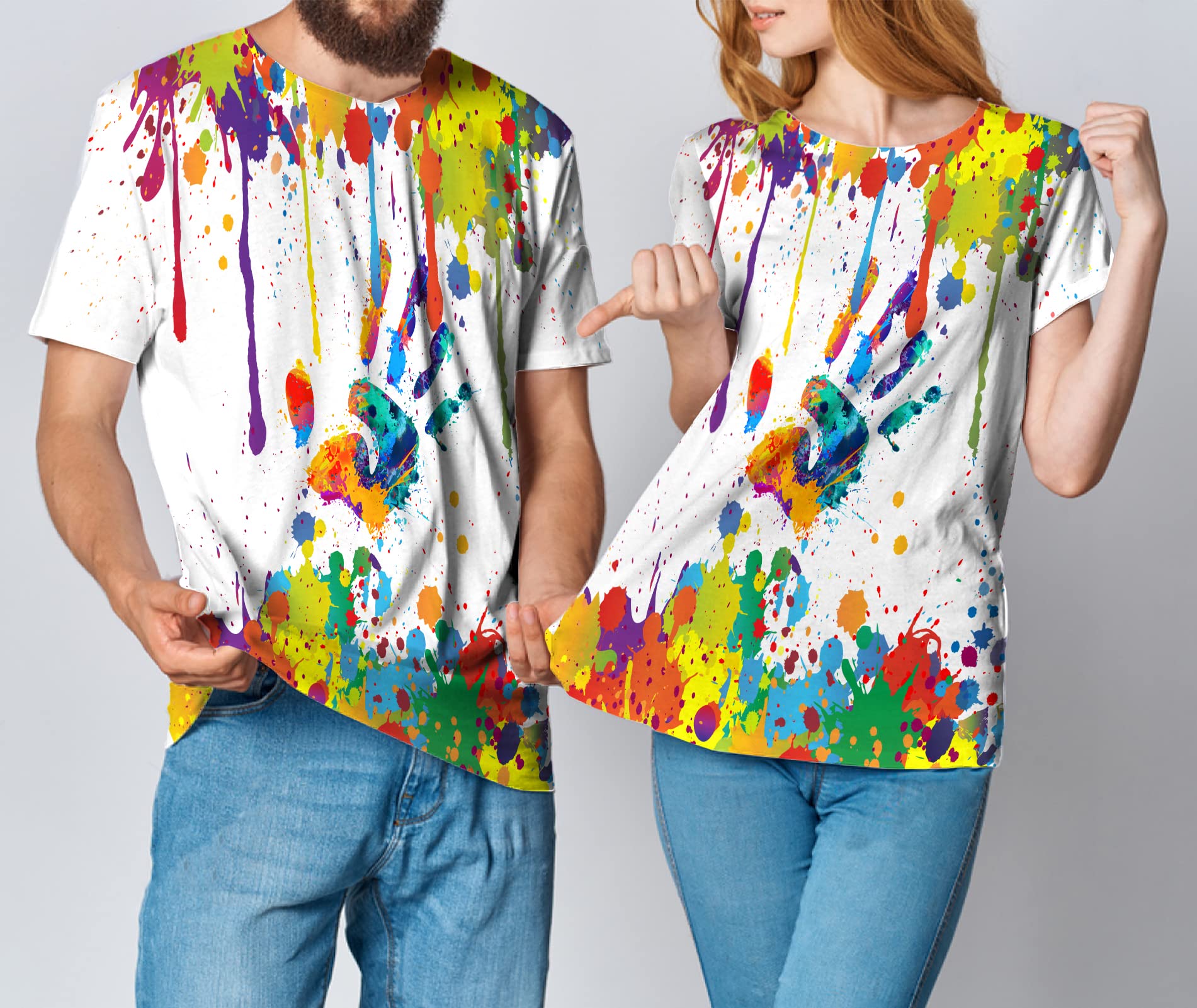 Yasswete Unisex 3D Printed Short Sleeve T-Shirt for Men & Women - Trendy Graphic Tee for Casual Wear, Street Fashion & Everyday Outfits