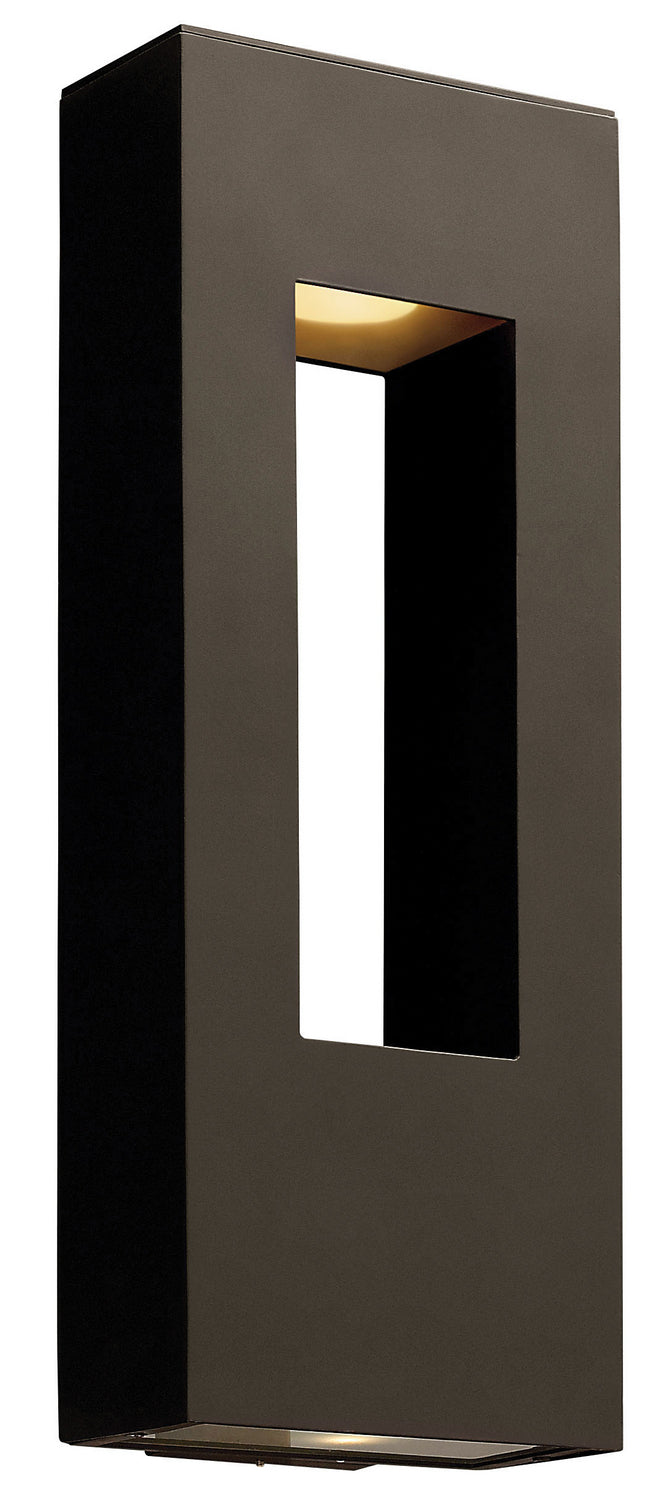 Atlantis Bronze LED Wall Mount Light Fixture - Modern Indoor/Outdoor Lighting for Living Room, Bedroom, Porch & Patio
