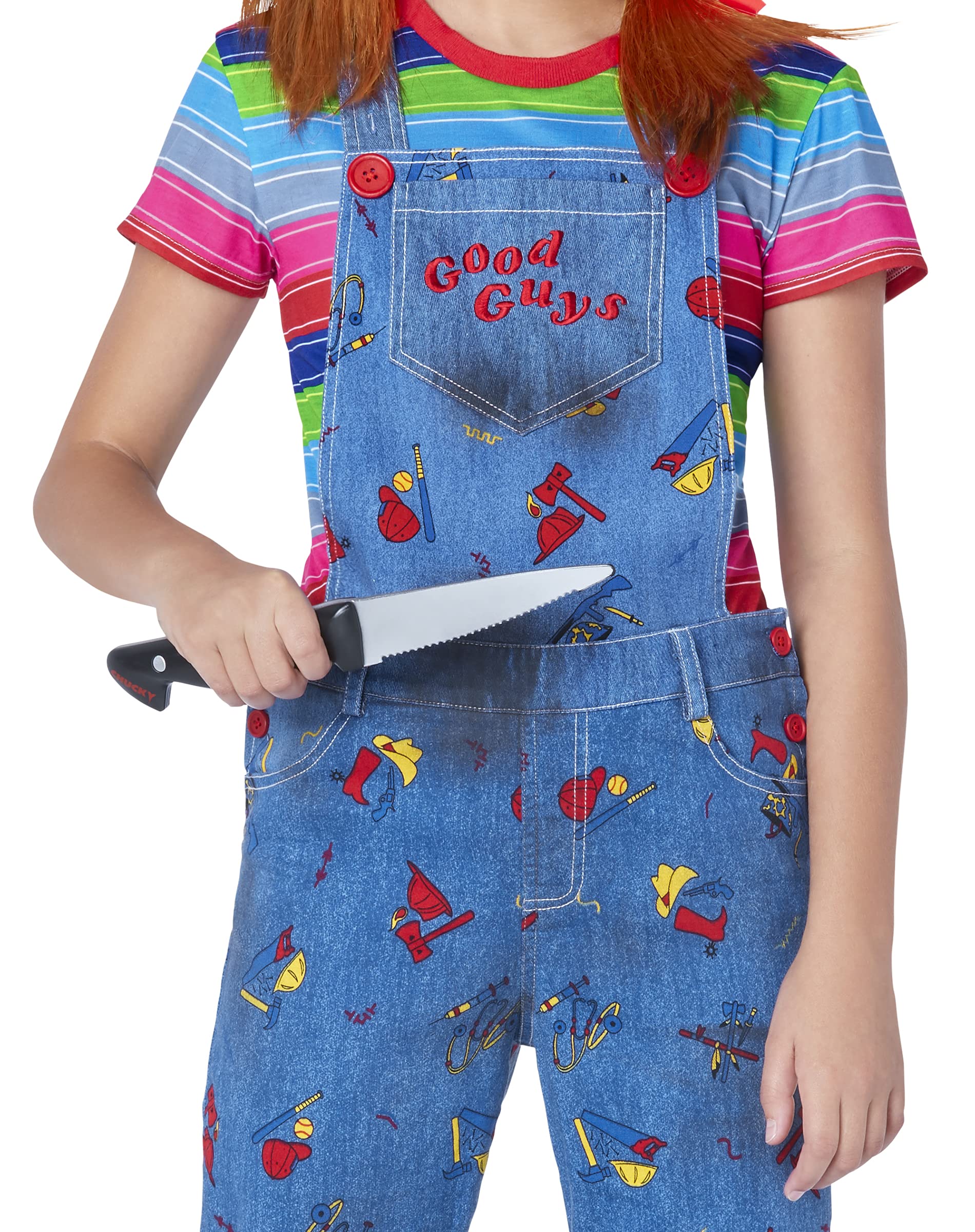 Chucky Costume for Kids - Officially Licensed Halloween Horror Cosplay for Parties