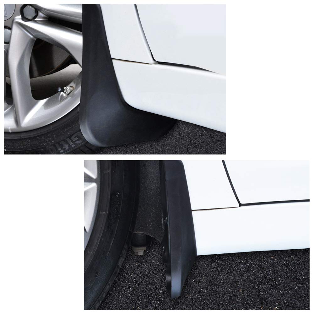 2008-2011 Toyota Highlander/Kluger Car Mud Guards - 4-Piece Front & Rear Splash Guards Set | Durable Fender Mud Flaps Accessories for All-Weather Protection & Off-Road Driving