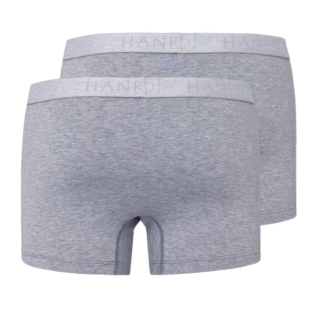 Hanro Men's Cotton Boxer Briefs 2-Pack - Soft Breathable Underwear for Everyday Comfort | Perfect for Workout, Travel & Daily Wear