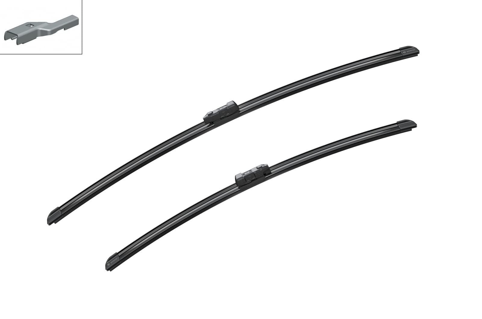 Bosch Aerotwin Flat Wiper Blades Set 680mm & 575mm - A720S Replacement Windshield Wipers for Smooth, Quiet Driving in Rain & Snow
