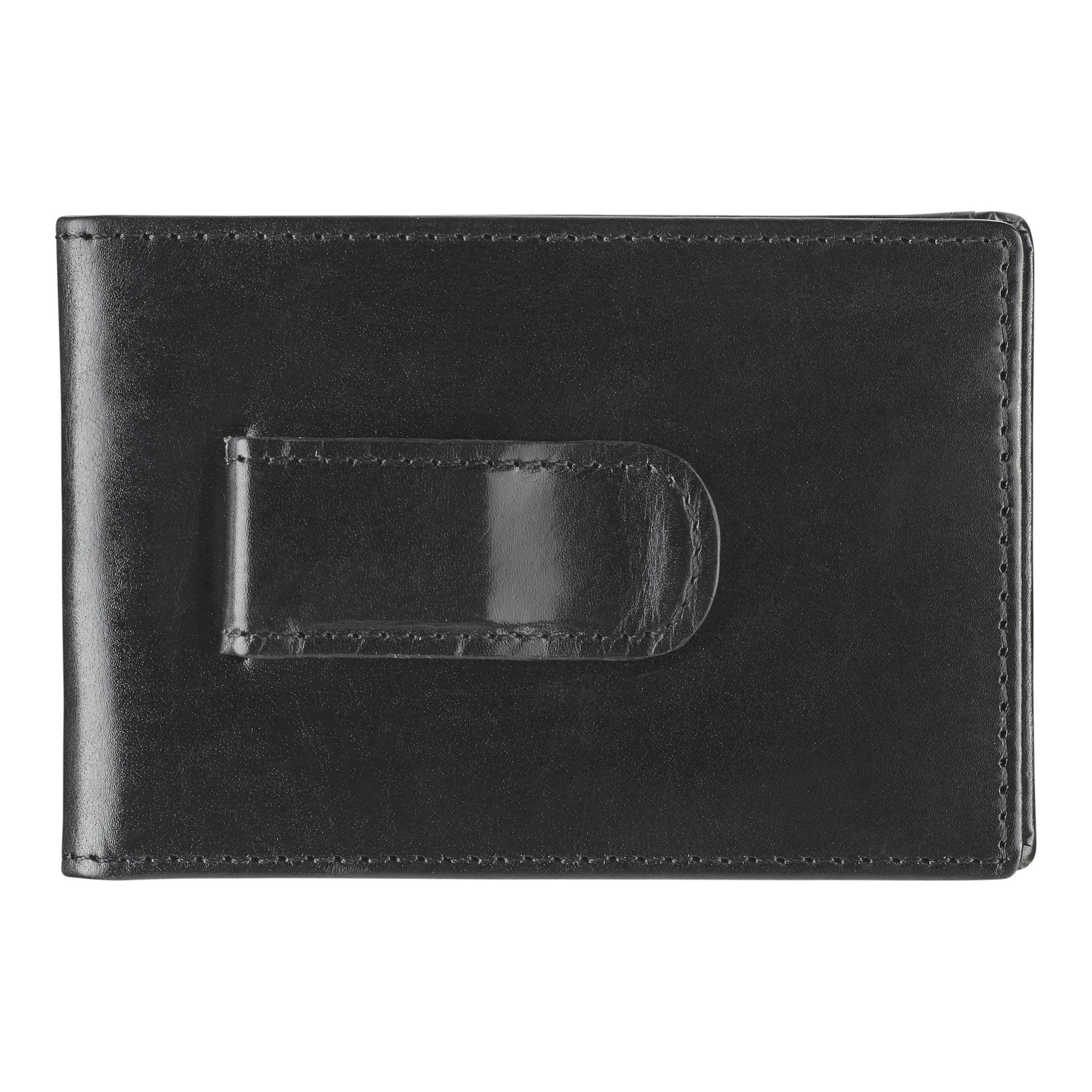Johnston & Murphy Two Fold Money Clip Wallet - Slim RFID Blocking Leather Bifold Wallet for Men - Perfect for Business, Travel & Everyday Use