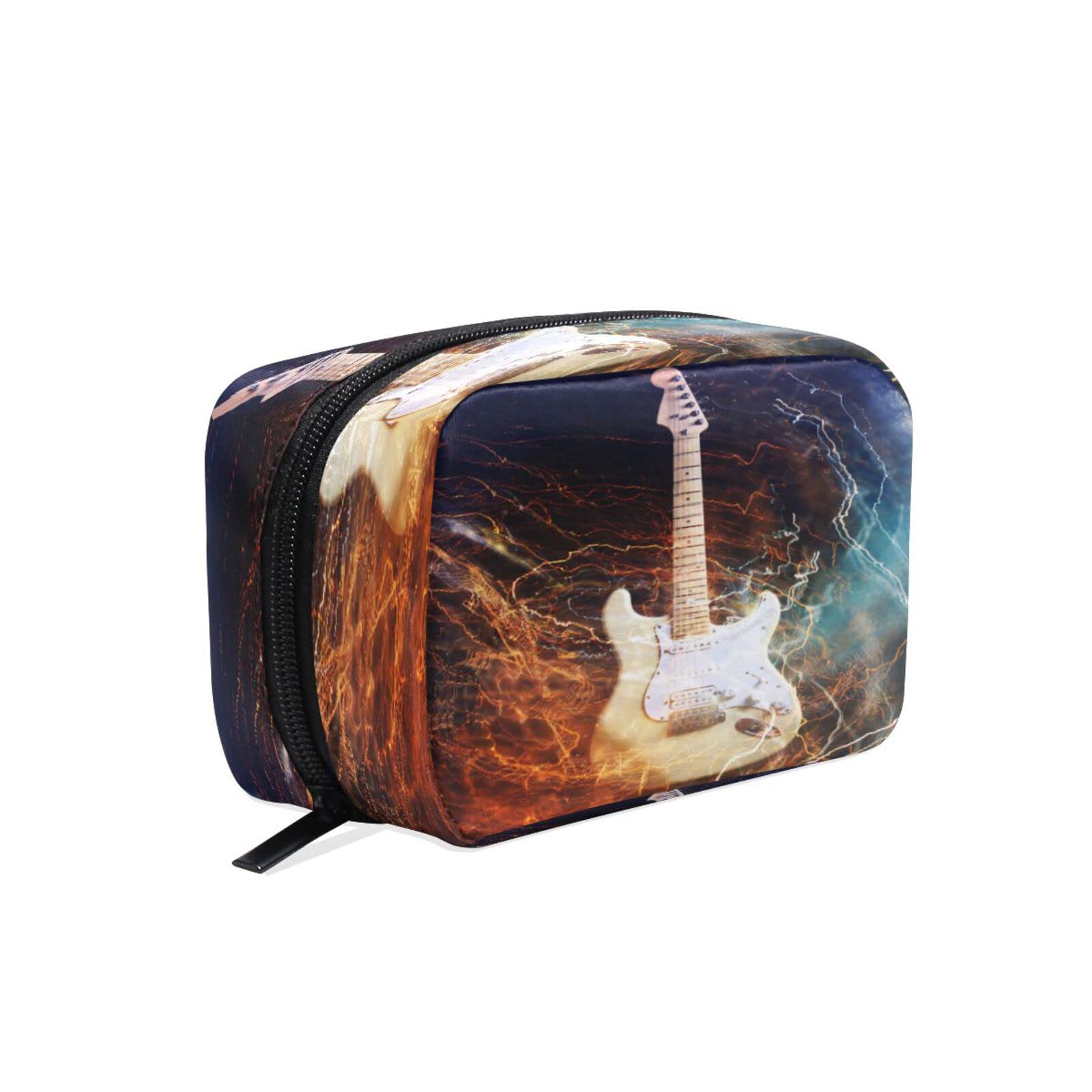 Portable Magic Guitar Makeup Bag for Women - Travel & Daily Use