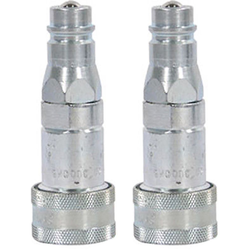 RAParts 4065-4L Coupler Adapter Pair - Male/Female Tip Compatible with John Deere AR93819 ISO - Perfect for Tractor Hydraulic Systems & Farm Equipment Maintenance