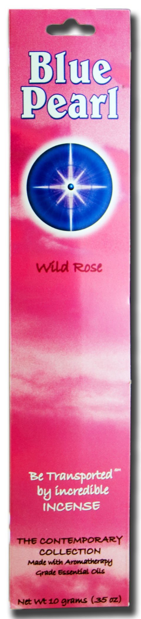 Blue Pearl Contemporary Collection Incense - Wild Rose Scent, 10g | Premium Aromatherapy for Meditation, Yoga & Relaxation