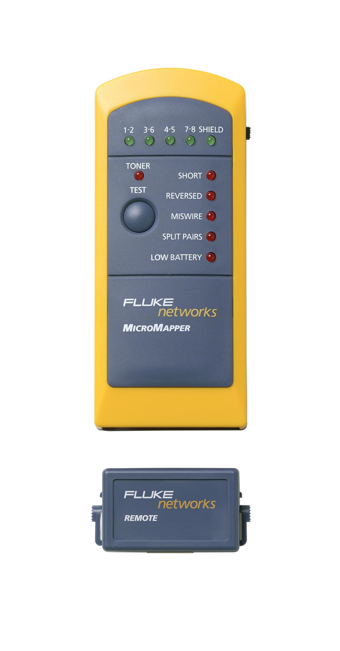 Fluke Networks MT-8200-49A Cable Tester for Ethernet & Network Cables | Professional Copper Wire Tester Tool (Grey/Yellow) | Perfect for IT Technicians & Network Installations