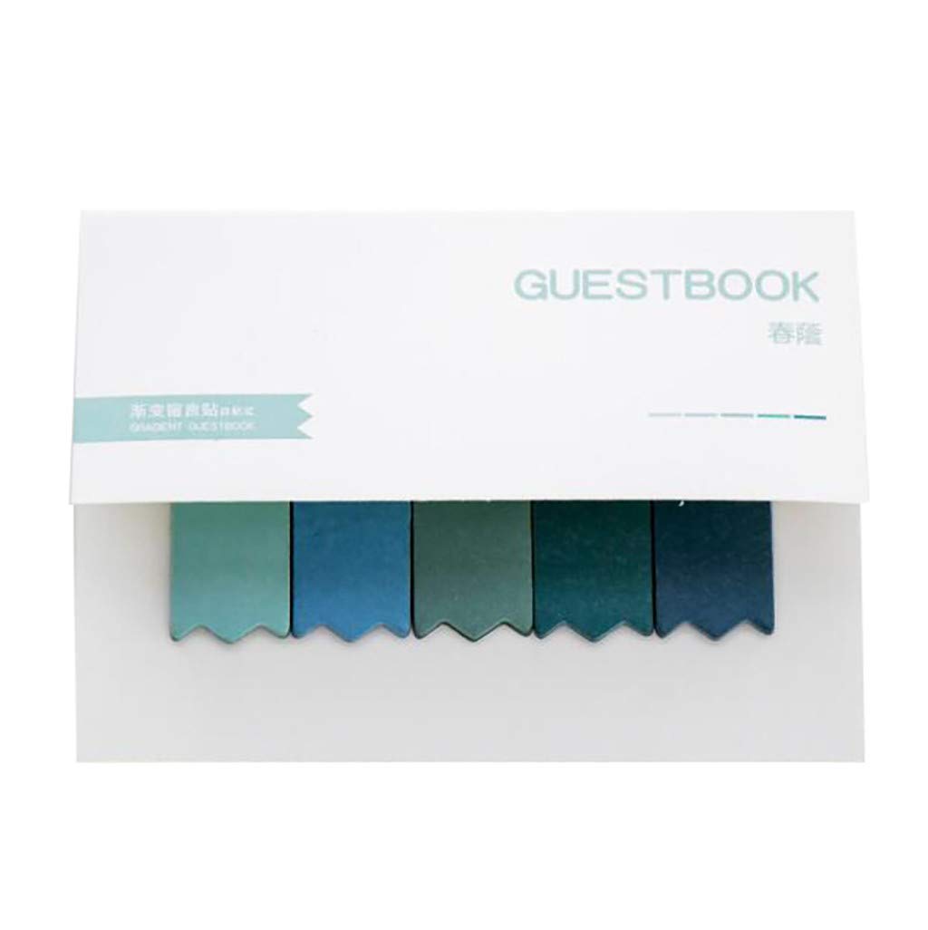 BRADEM Small Sticky Notes - Colorful Gradient Sticky Paper for Office, School, Scrapbooking & Journaling - Perfect for Reminders, Bookmarking & DIY Projects