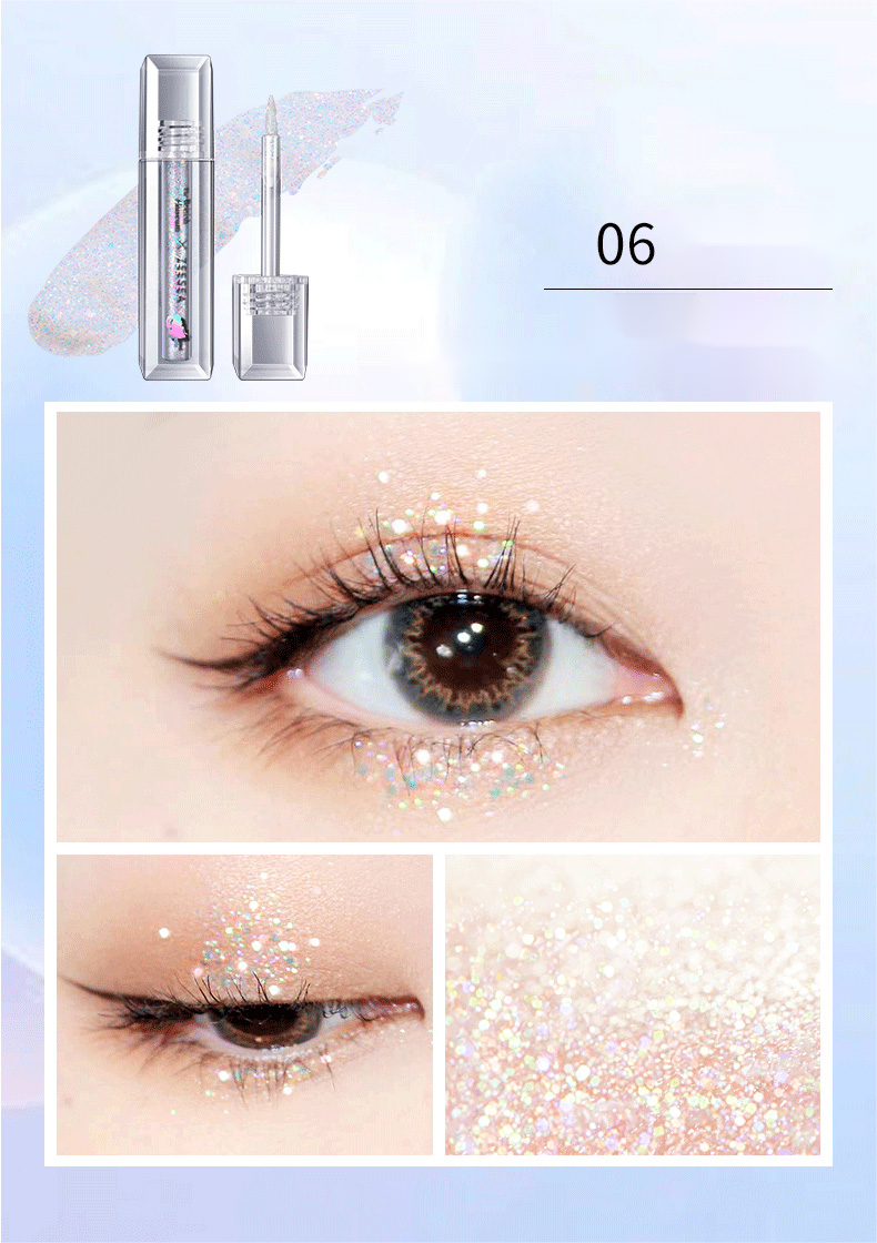 ZEESEA Alice Liquid Eyeshadow - Long Lasting Shimmer & Glitter Eye Makeup for Women - Perfect for Party, Date Night & Special Occasions
