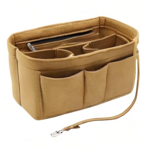 LEXSION Felt Insert Bag Organizer - Purse Organizer for Handbags - Fits Speedy & Neverfull Bags - Perfect for Travel, Work & Daily Use