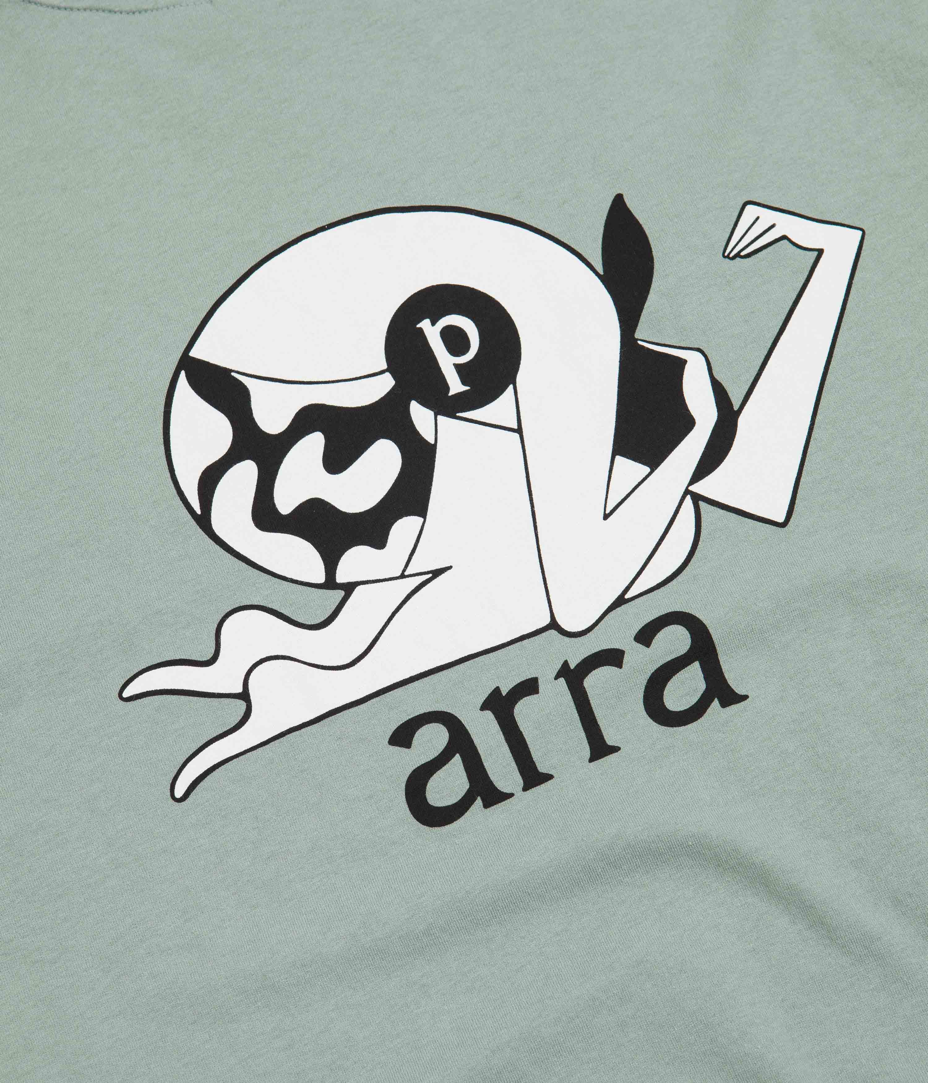 Parra The Lost Ring Long Sleeve T-Shirt in Pistache - Stylish Streetwear for Casual Outings & Music Festivals