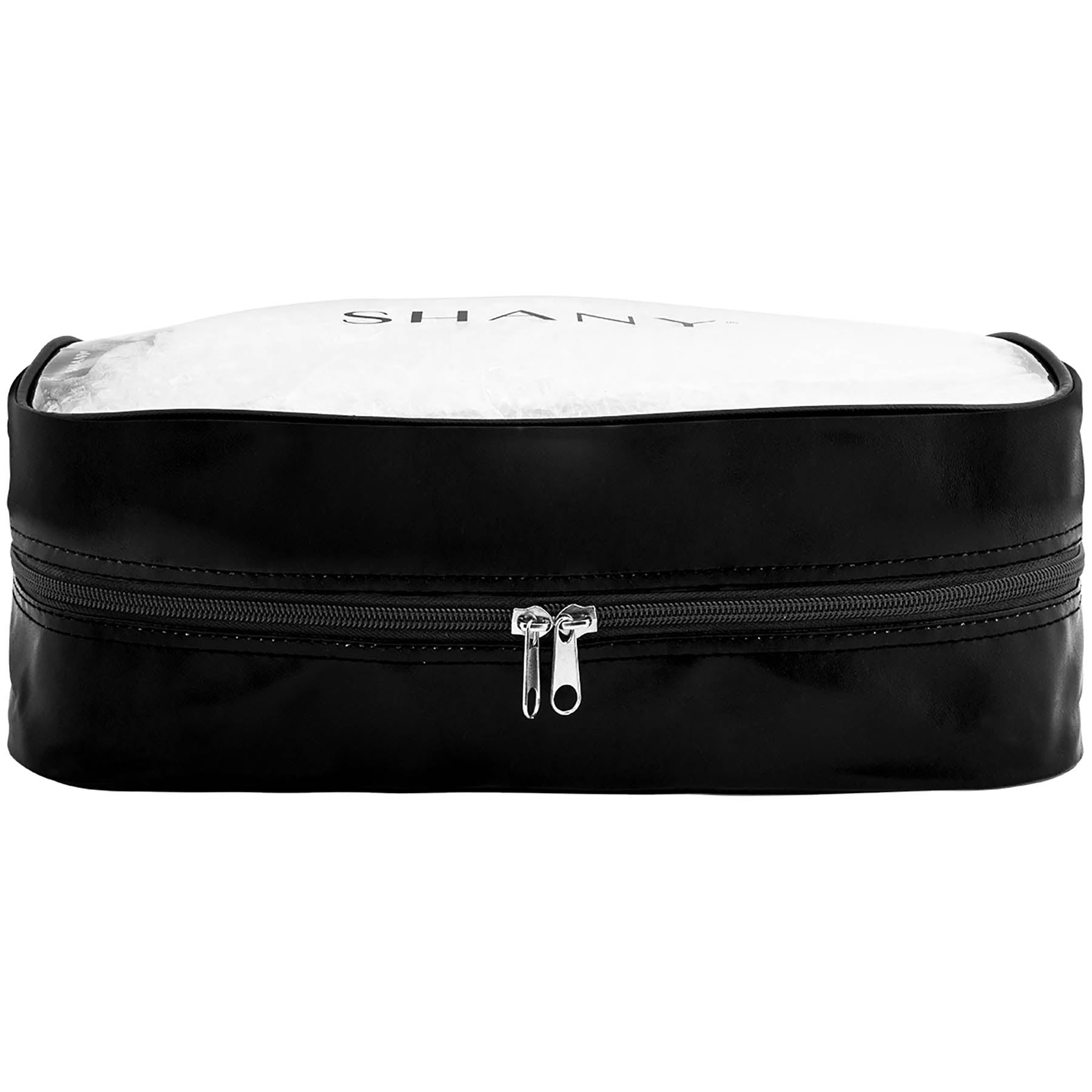 Clear PVC Medium Cosmetics Organizer Bag - Waterproof Travel Makeup Pouch for Toiletries, Brushes & Skincare - Perfect for Home, Gym, Vacation & Airplane Carry-On