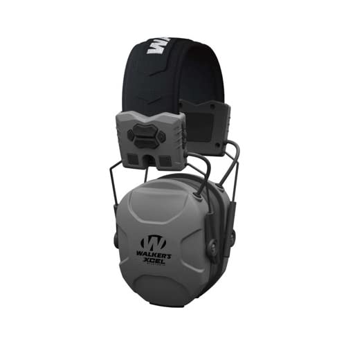 Walkers XCEL 500BT Digital Electronic Hearing Protection with Bluetooth & Voice Clarity - Shooting Earmuffs, Safety Glasses & Carrying Case Bundle (3-Piece Set) for Hunting, Range Shooting & Outdoor Sports