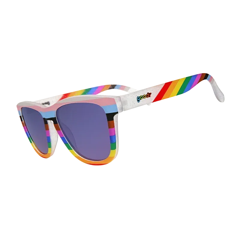 Goodr 2023 Pride Sunglasses - Polarized UV Protection Running Cycling Glasses for Men & Women - Perfect for Outdoor Sports, Beach, and Summer Activities