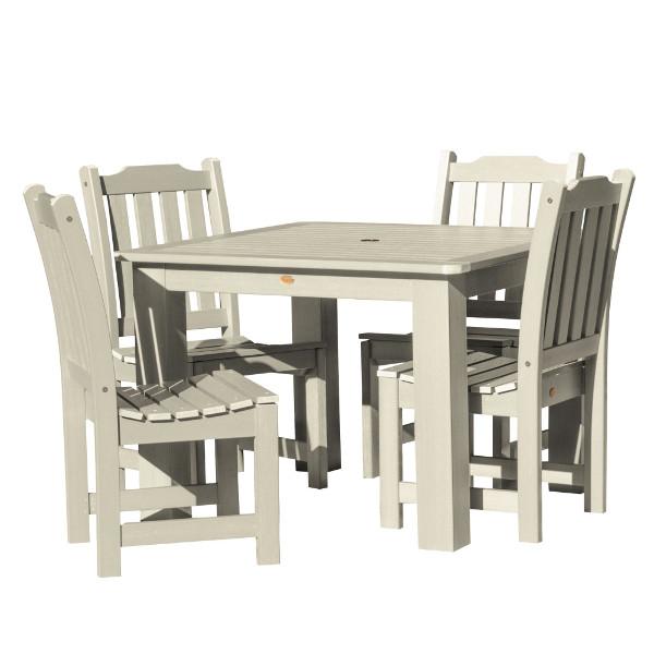 Lehigh 5-Piece Square Patio Dining Set - Outdoor Furniture for Garden, Backyard, and Poolside Relaxation
