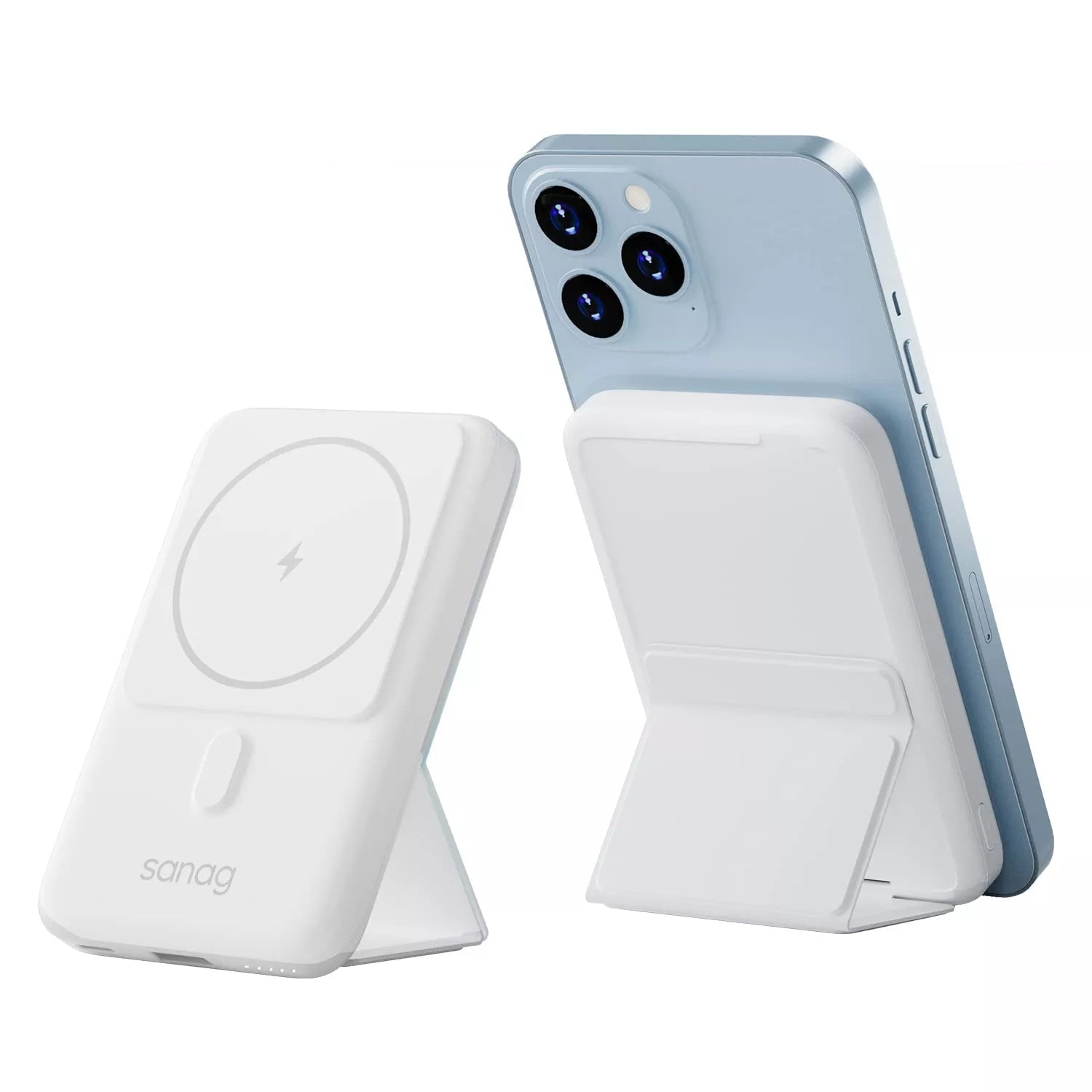 Sanag C06 Magnetic Wireless Fast Charging Power Bank 10000mAh - Portable Battery Pack for iPhone 15/14/13/12, Samsung Galaxy, AirPods | Perfect for Travel, Camping & Emergency Charging