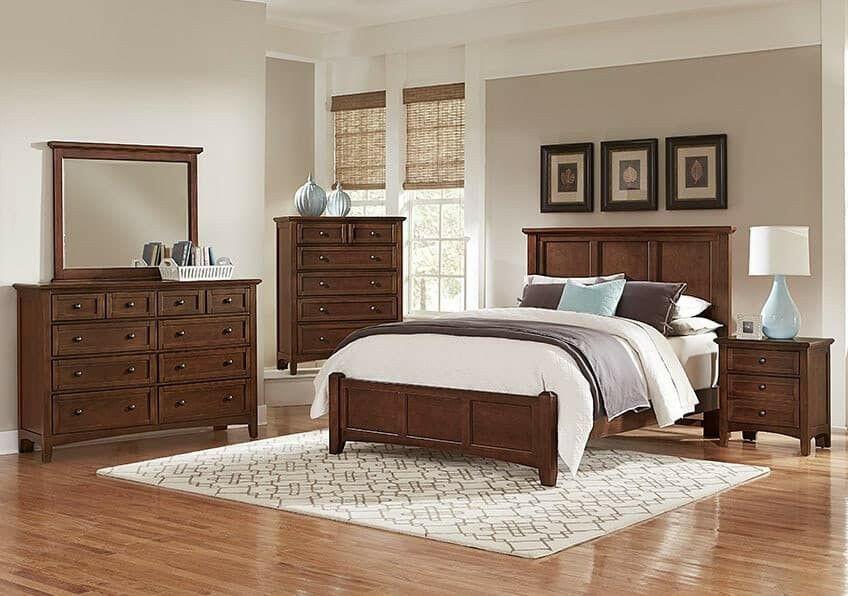 Bonanza Cherry Wood Nightstand BB28 226 - Classic Bedside Table with Storage Drawer for Bedroom, Living Room, or Office