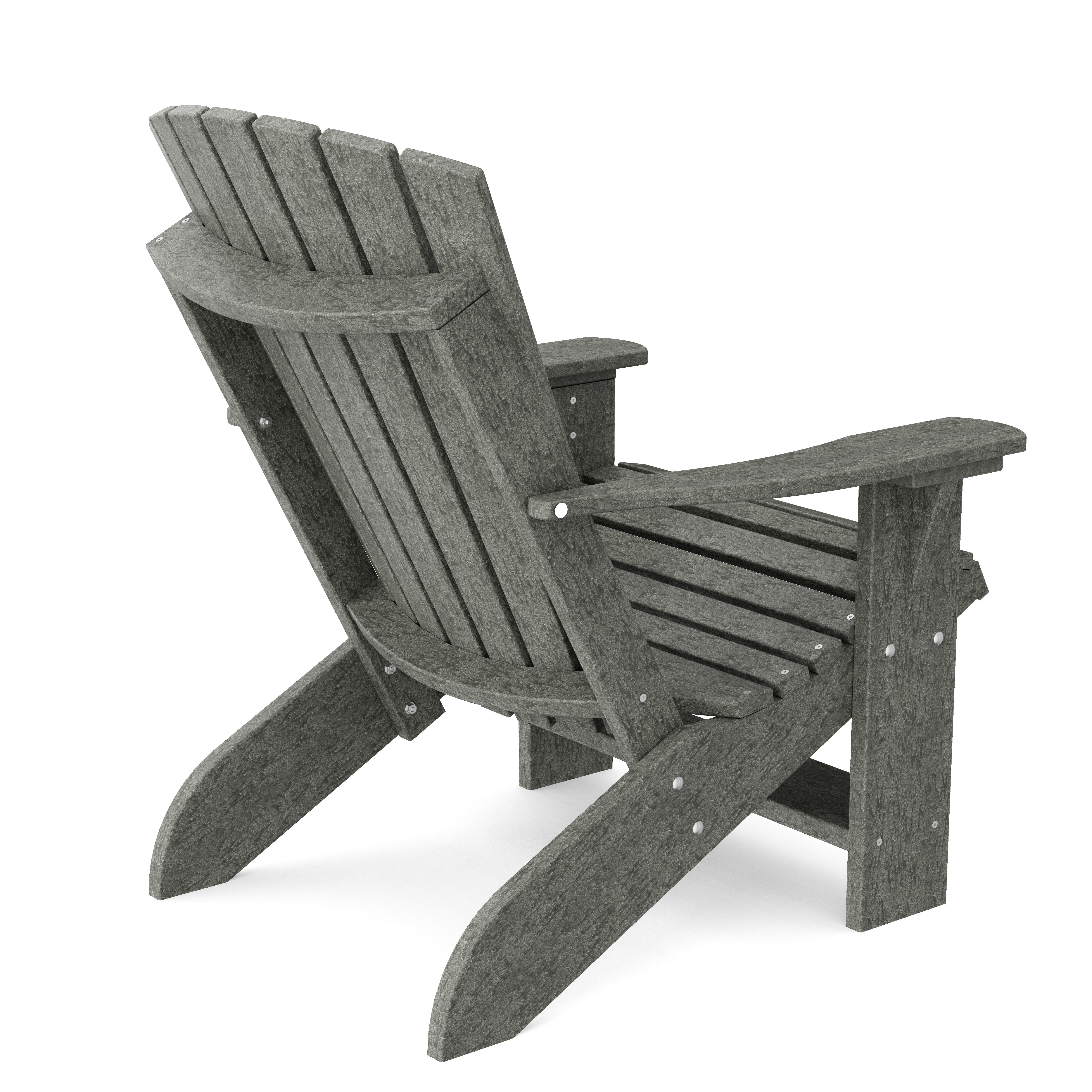 Premium Heritage Adirondack Chair - Solid Wood Outdoor Patio Furniture for Garden, Deck, Poolside & Backyard Relaxation