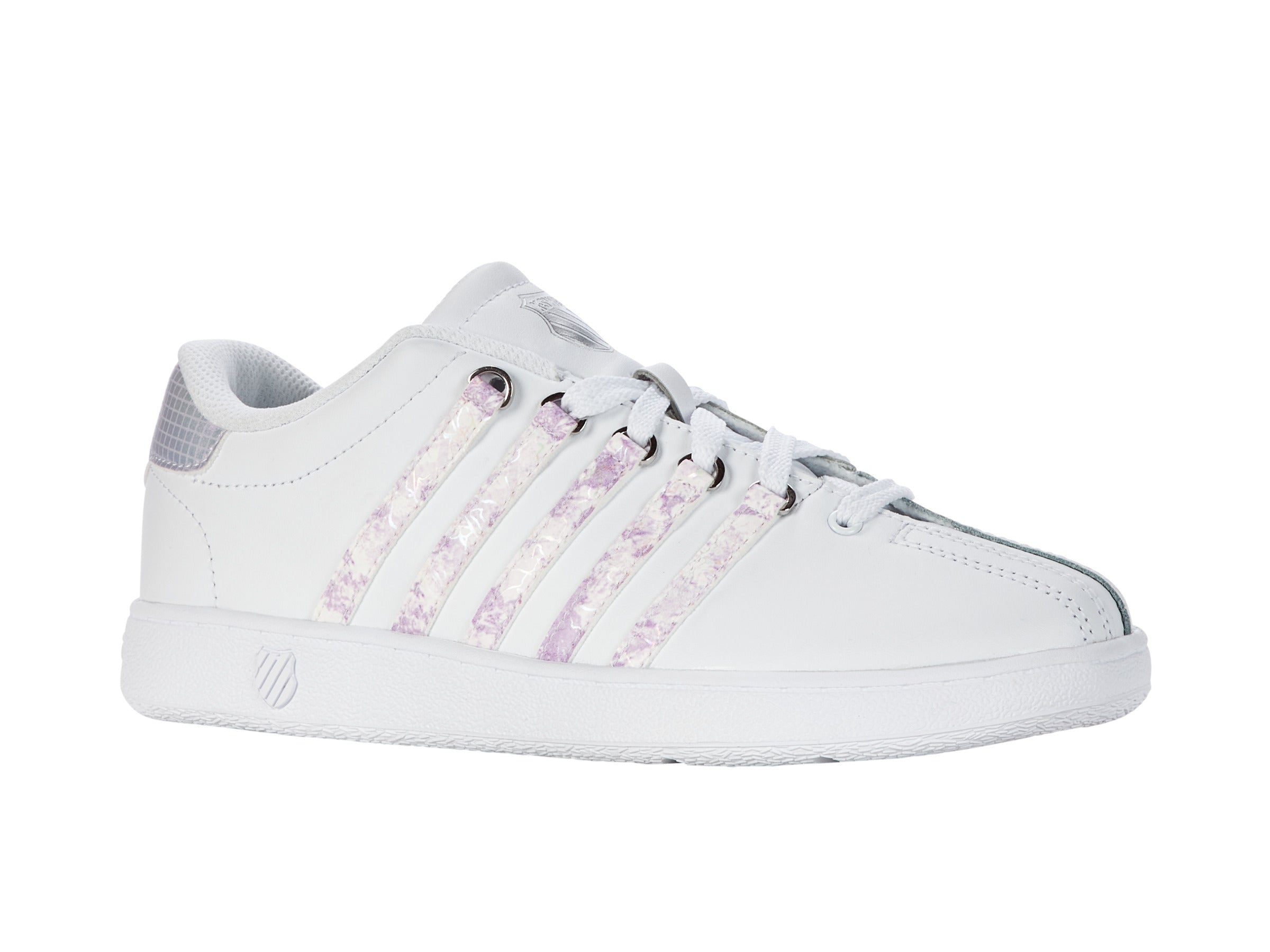 Classic VN Sneakers for Women - White/Lilac Snow Color - Comfortable Casual Shoes for Walking, Running & Everyday Wear