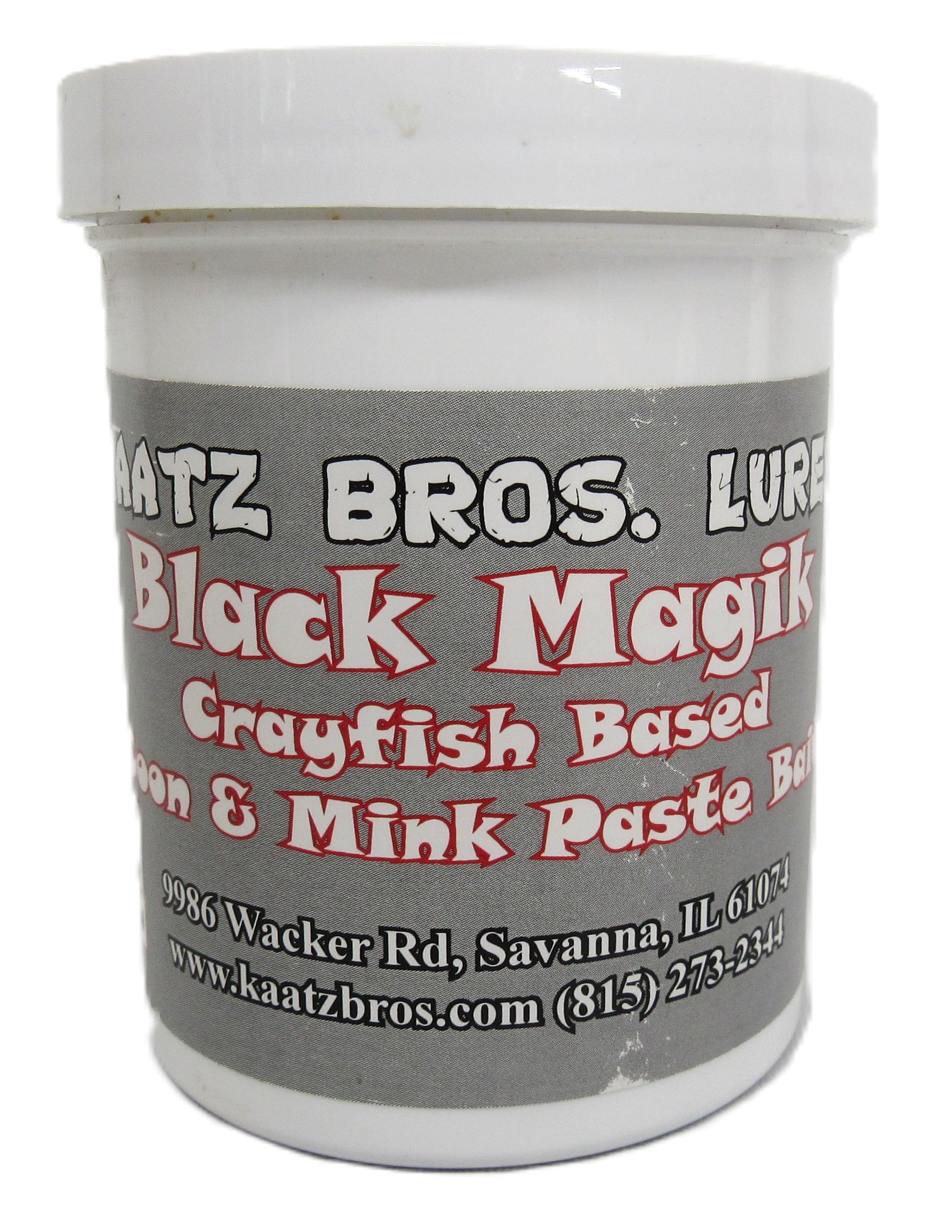 Kaatz Brothers Baits Black Magik Trapping Lure - 8 Ounce for Effective Animal Trapping - Ideal for Outdoor Hunting, Pest Control, and Wildlife Management