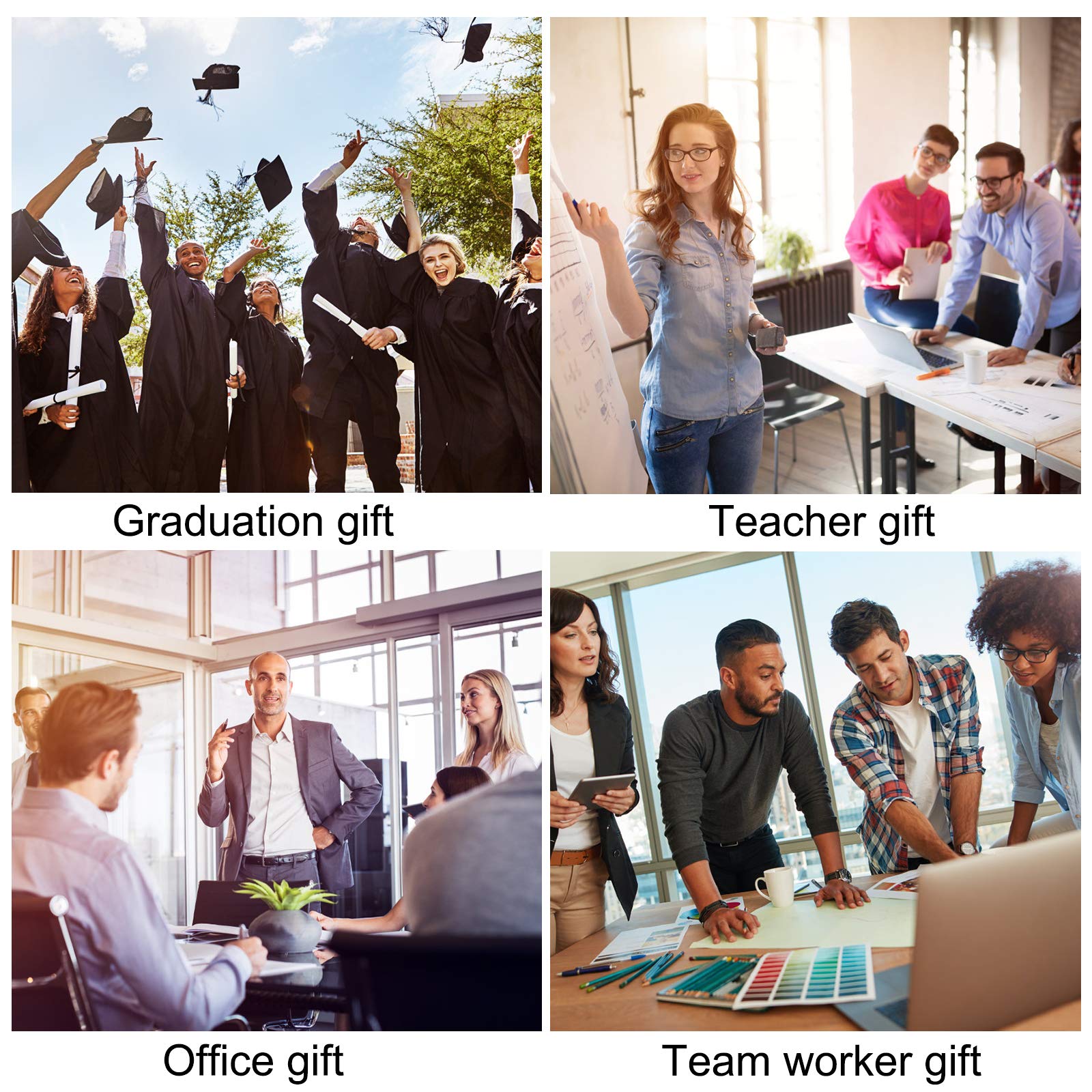 Aolun 216 Personalized Bulk Pens with Stylus - Custom Engraved Soft Touch Metal Pens for Graduation, Birthday, Boss & Teacher Gifts - Engrave Name, Logo or Message - Light Green - Perfect for Office, School & Corporate Events