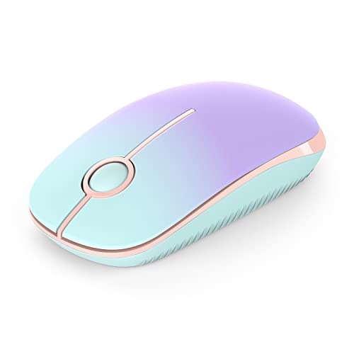 Mint Green to Purple